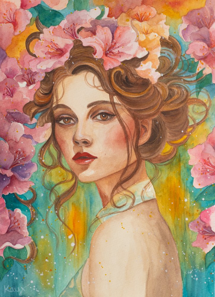 Retrato de Beleza em Flor de Kay Shanley