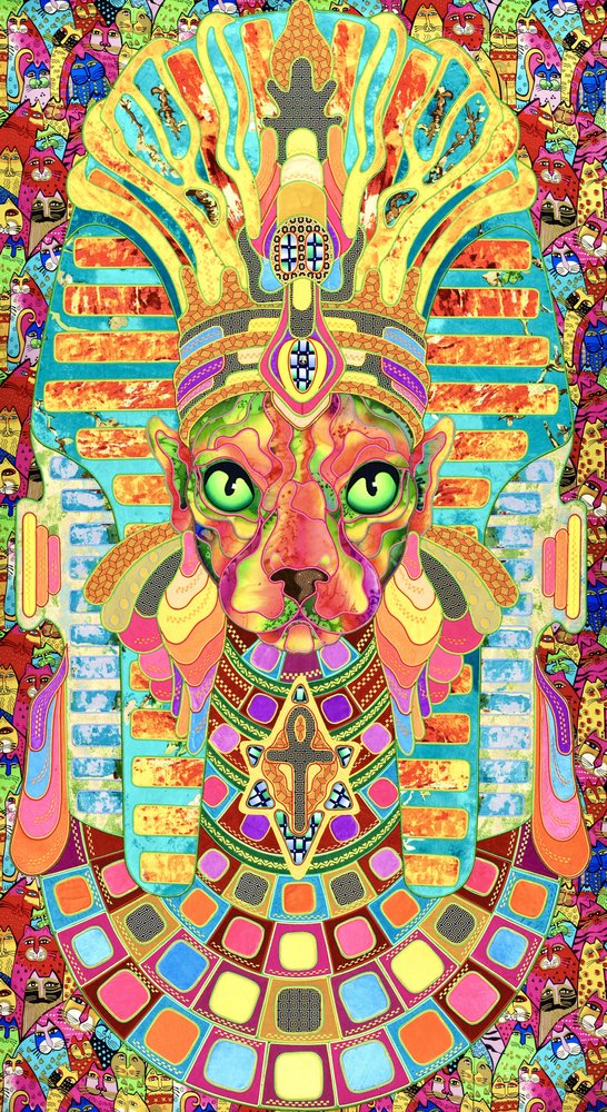 Gato Faraó Vibrante de Kostyantin Malginov
