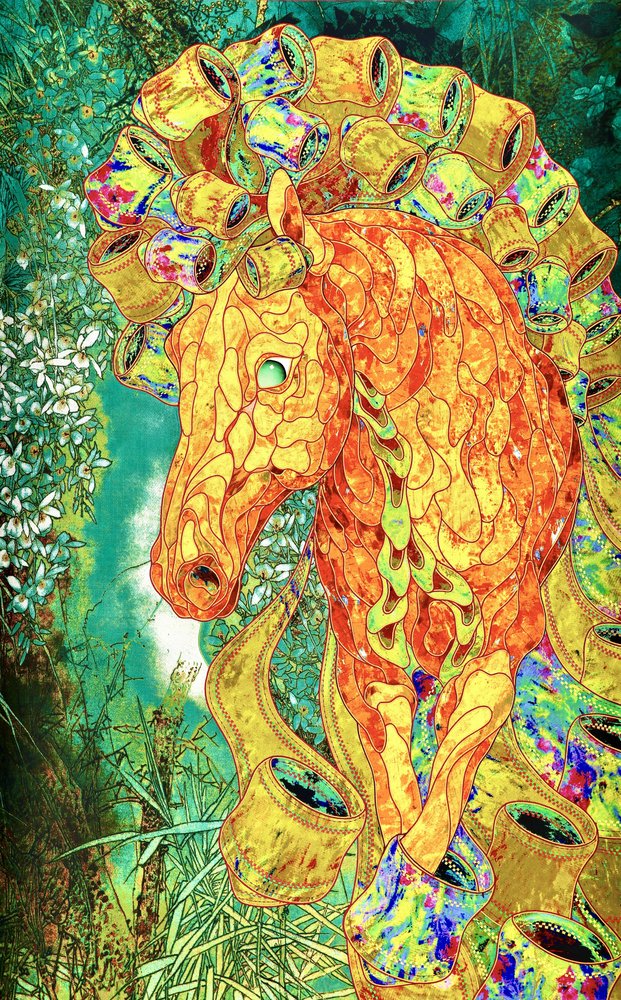 Cavalo da Selva Vibrante de Kostyantin Malginov