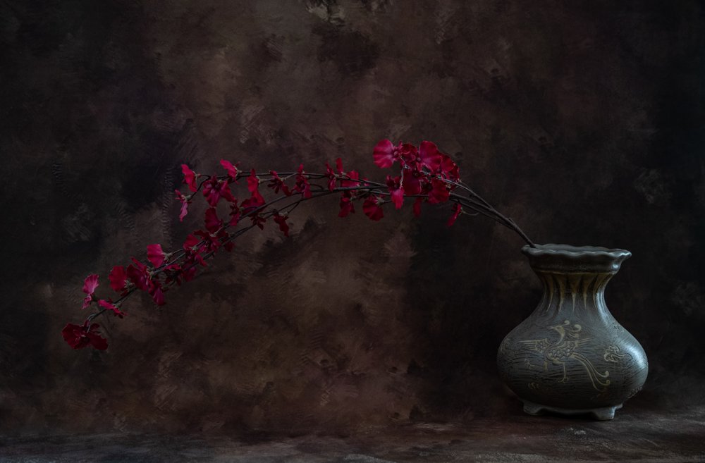 Flor vermelha de LM Meng