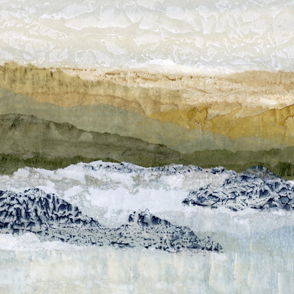 Camadas abstratas de montanhas de Lara Eckerman