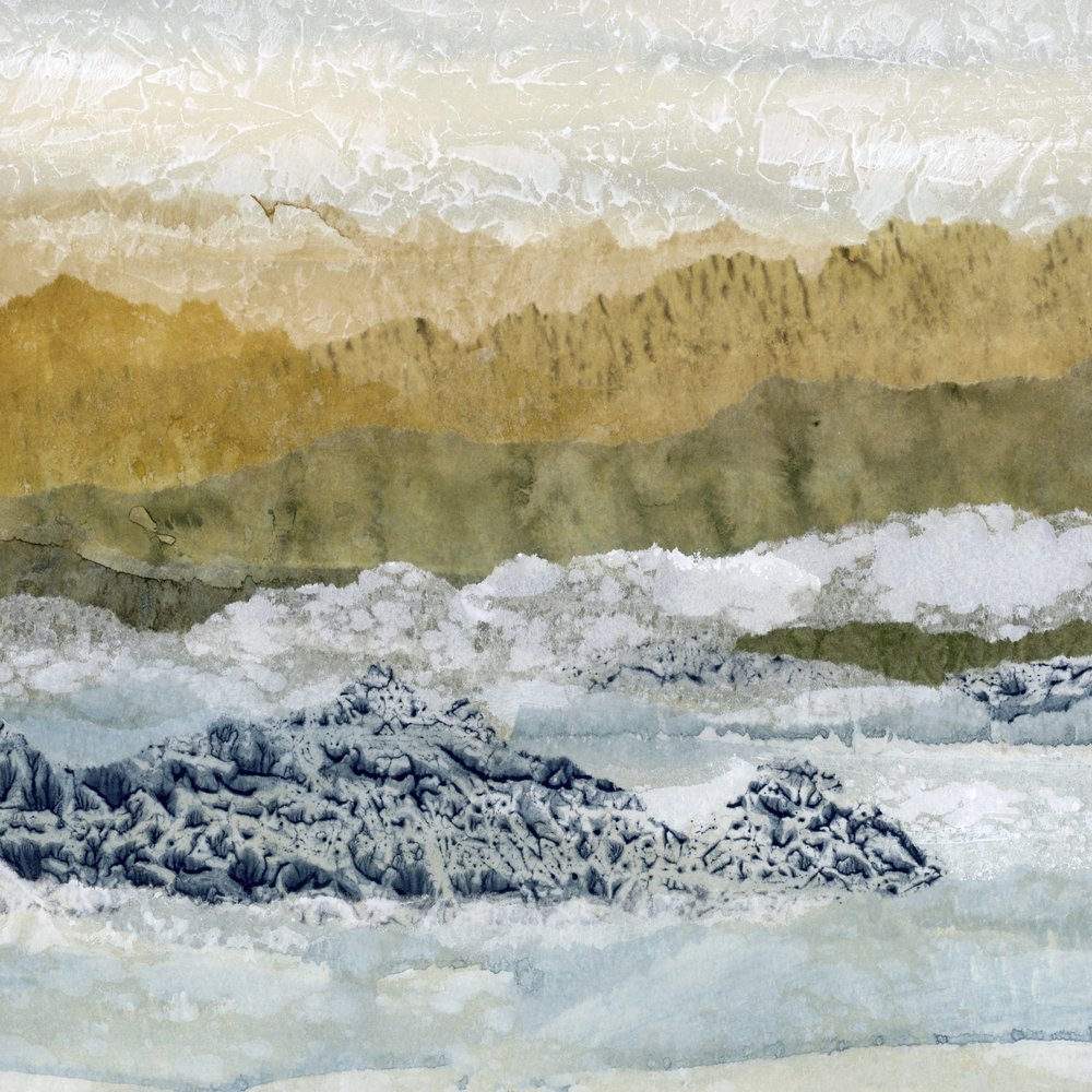 Camadas abstratas de montanhas de Lara Eckerman