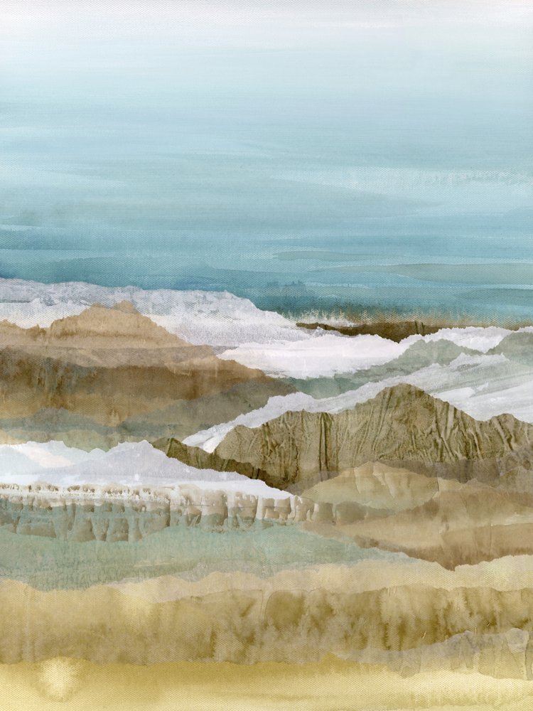 Camadas abstratas de montanhas de Lara Eckerman