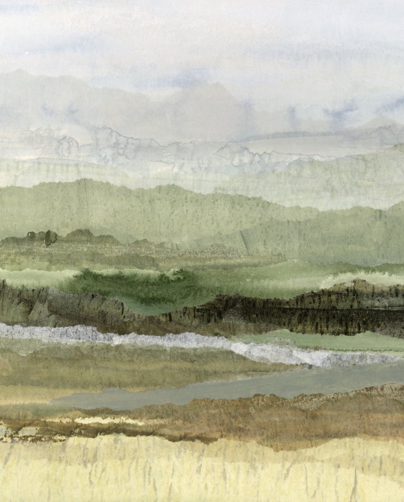 Paisagem verde em camadas de Lara Eckerman