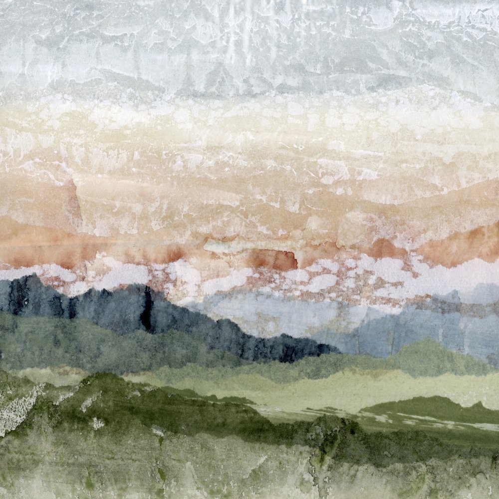 Serenidade das montanhas em camadas de Lara Eckerman