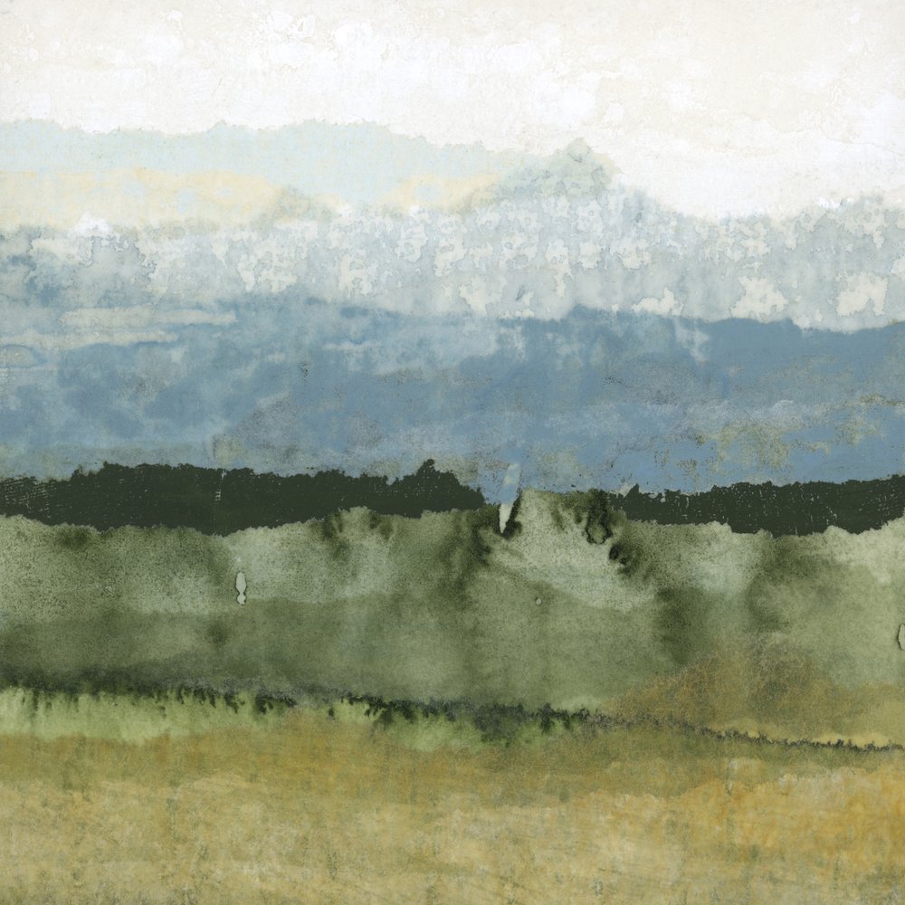 Paisagem verde enevoada de Lara Eckerman