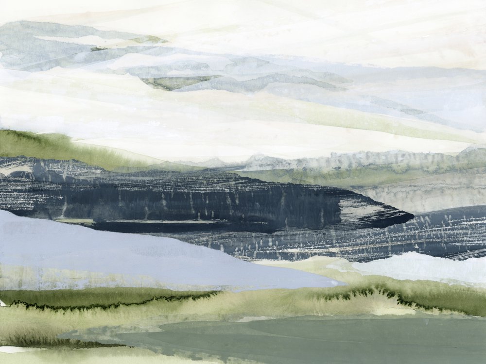 Paisagem montanhosa em tons suaves de Lara Eckerman