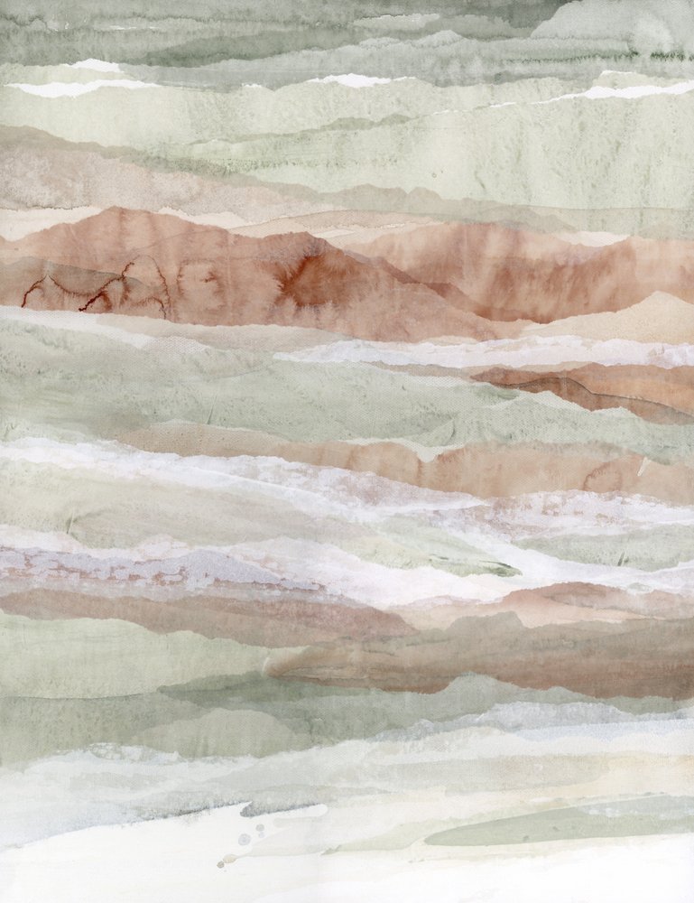 Camadas de montanha em tons suaves de Lara Eckerman