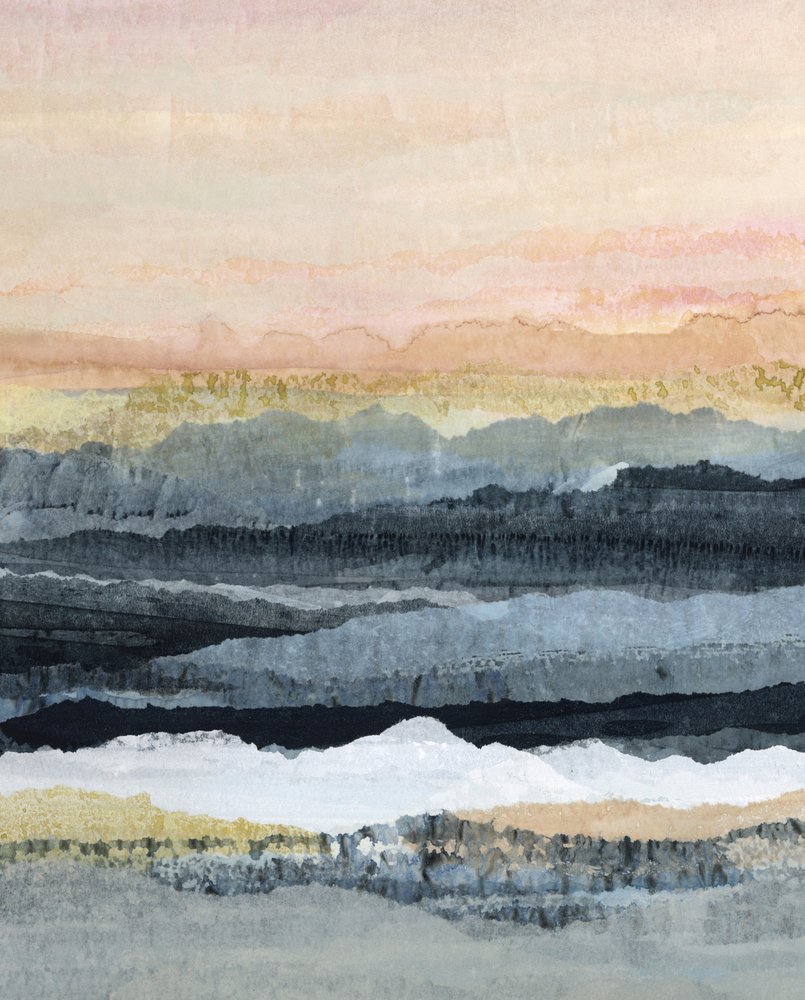 Montanhas abstratas e serenas de Lara Eckerman