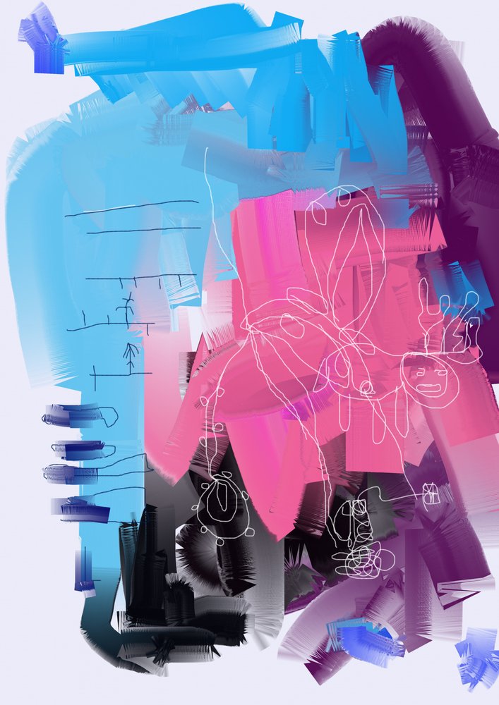 Criaturas abstratas e divertidas de Lembayung senja studio [Vintage Poster]