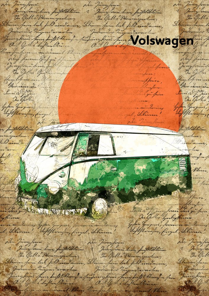  de Lembayung senja studio [Vintage Poster]