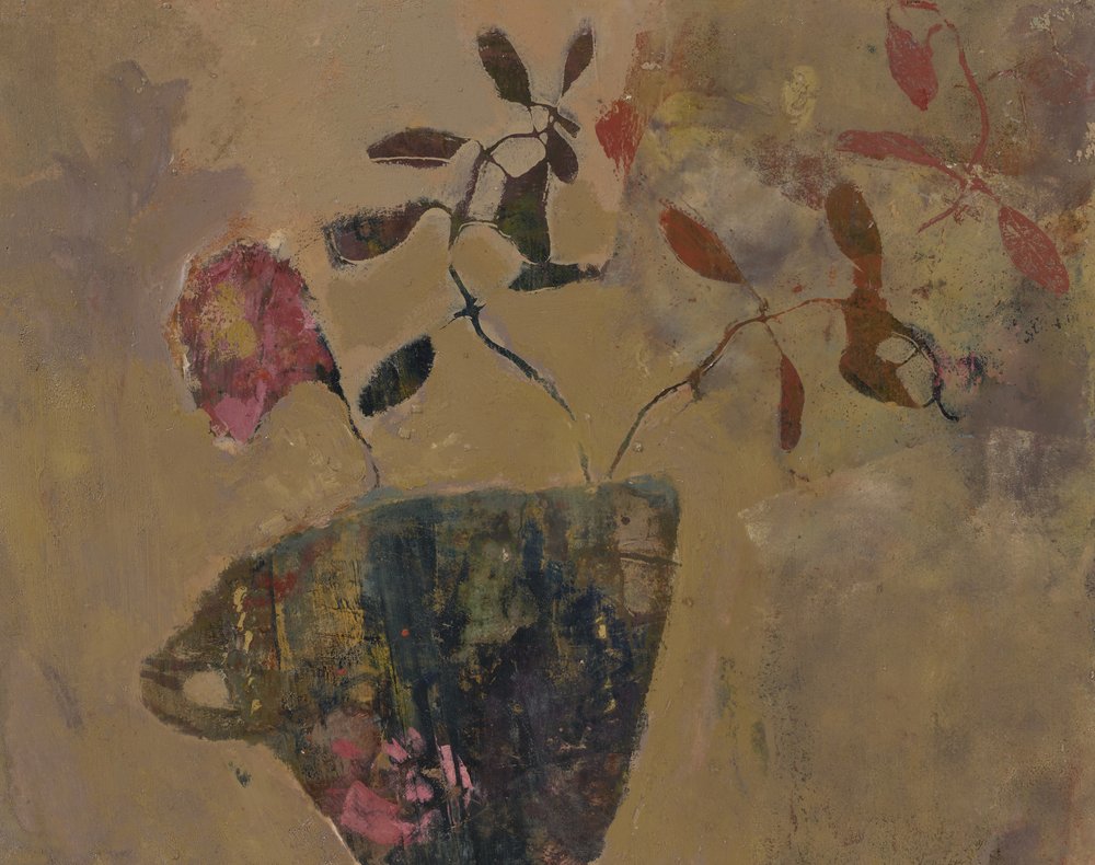 Natureza morta floral abstrata de Lena Ru