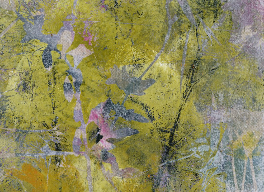 Folhagem verde abstrata de Lena Ru