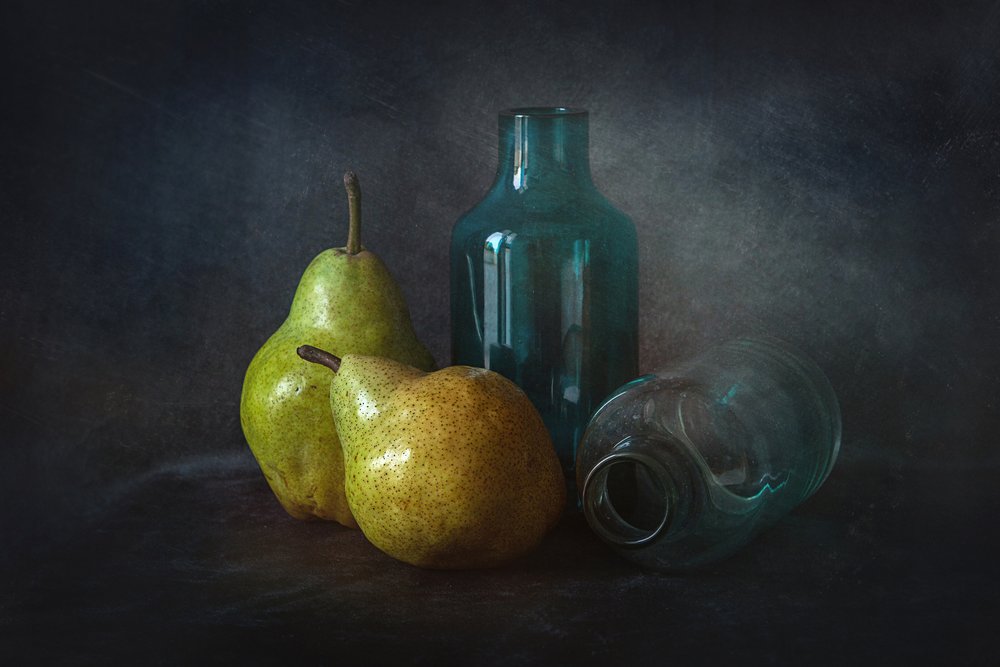 Garrafas de vidro «Moody Pears» de Lenka