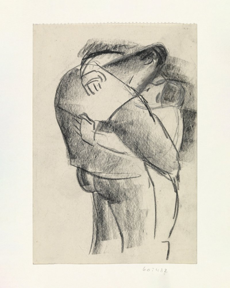 Casal a beijar-se (1891–1941) de Leo Gestel