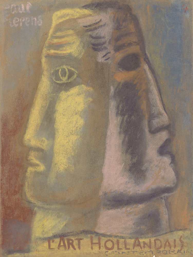 Design da capa para Paul Fierens, Lart Hollandais Contemporain 1933 de Leo Gestel