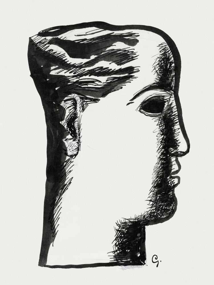 Cabeça de mulher (c. 1891–1941) de Leo Gestel