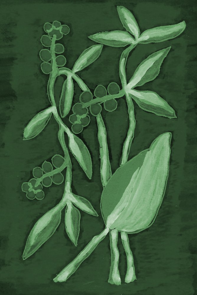 Tons botânicos de verde de Lori Ann Folz