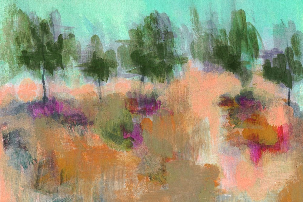 Paisagem abstrata e onírica de Lori Ann Folz