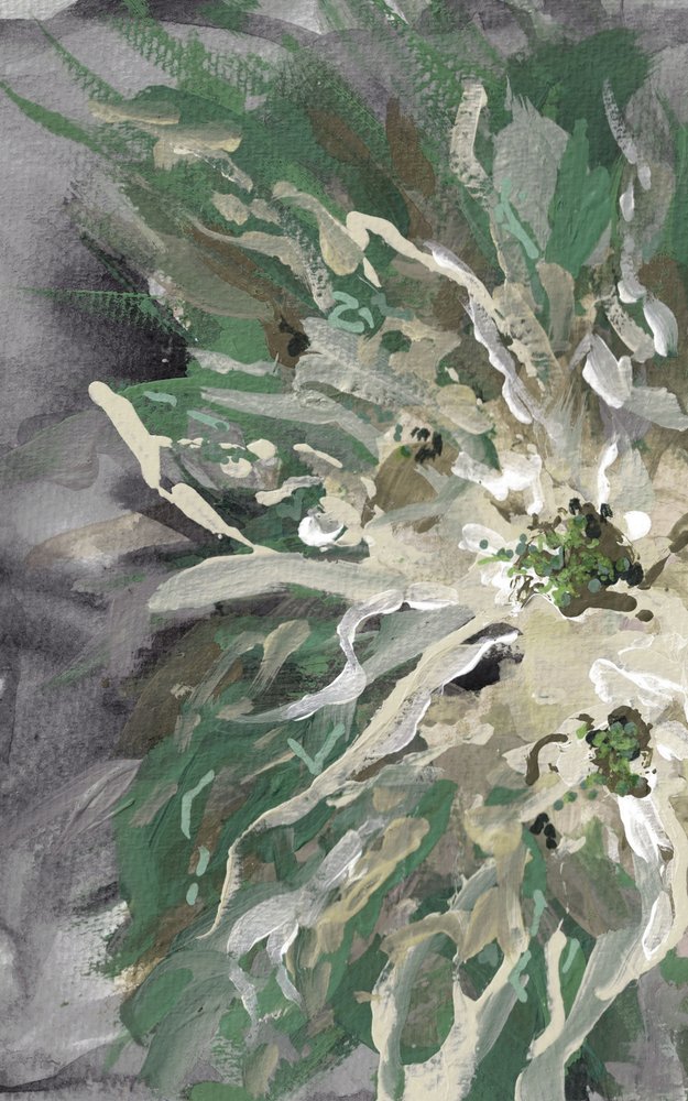 Abstrato floral verde de Lori Ann Folz