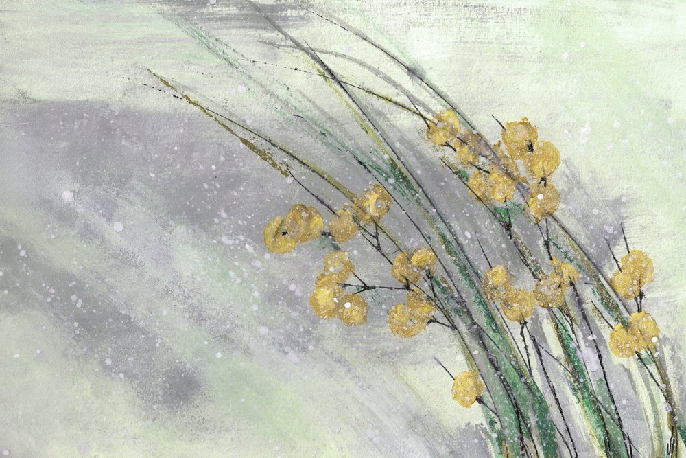 Delicadas flores amarelas de Lori Ann Folz