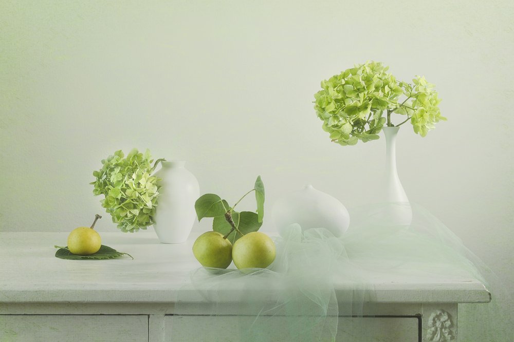 Natureza morta com vegetais frescos de Lydia Jacobs