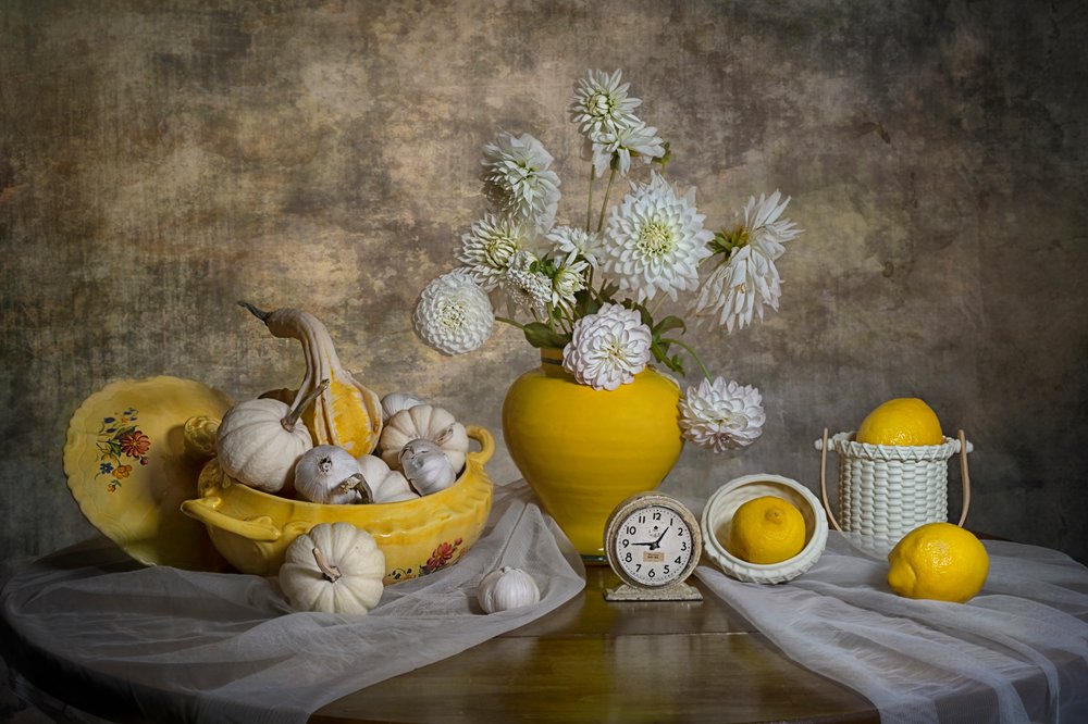 Colheita de dálias «Lemons» de Lydia Jacobs