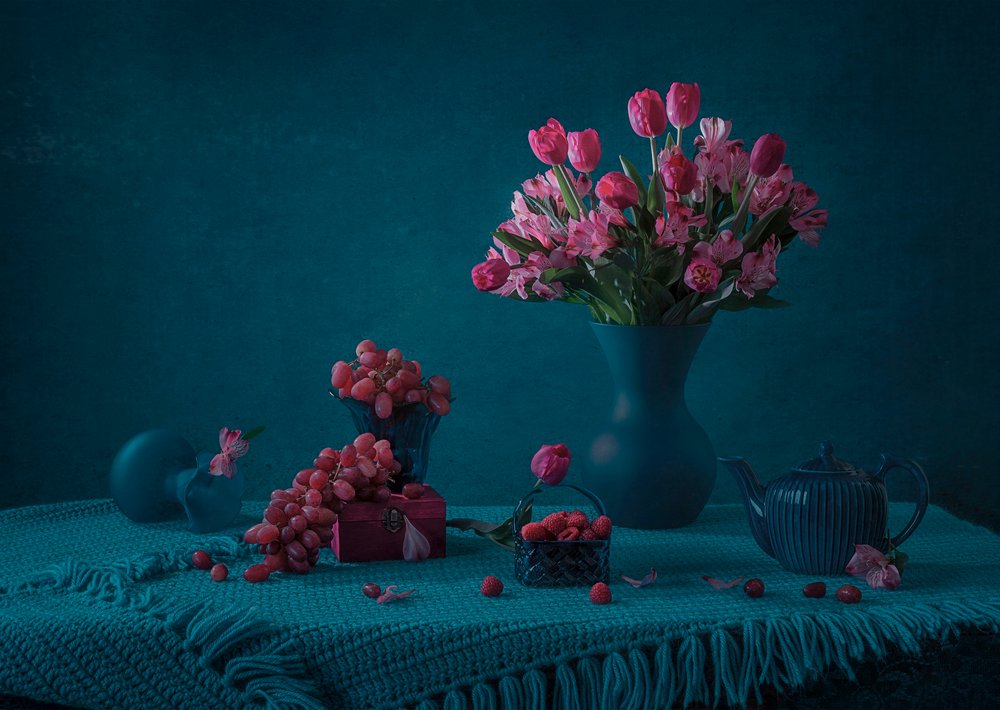 Natureza morta floral melancólica de Lydia Jacobs