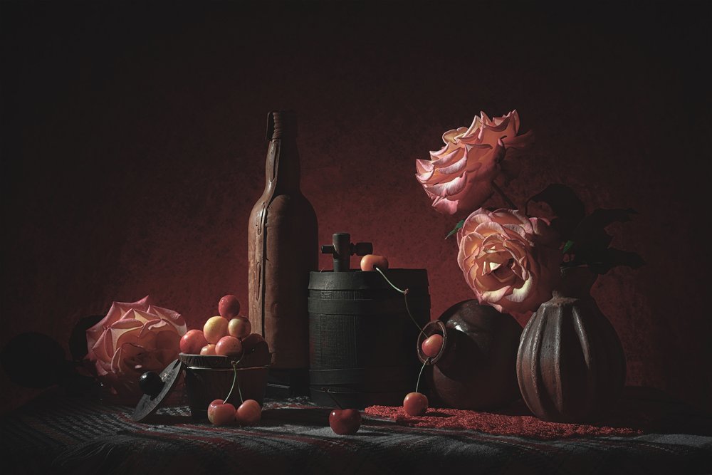 Rosas e Cerejas Melancólicas de Lydia Jacobs