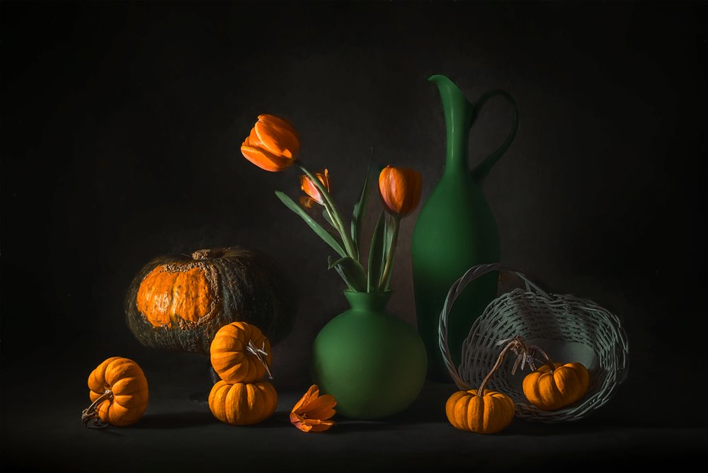 Laranja, Verde, Colheita de Outono de Lydia Jacobs