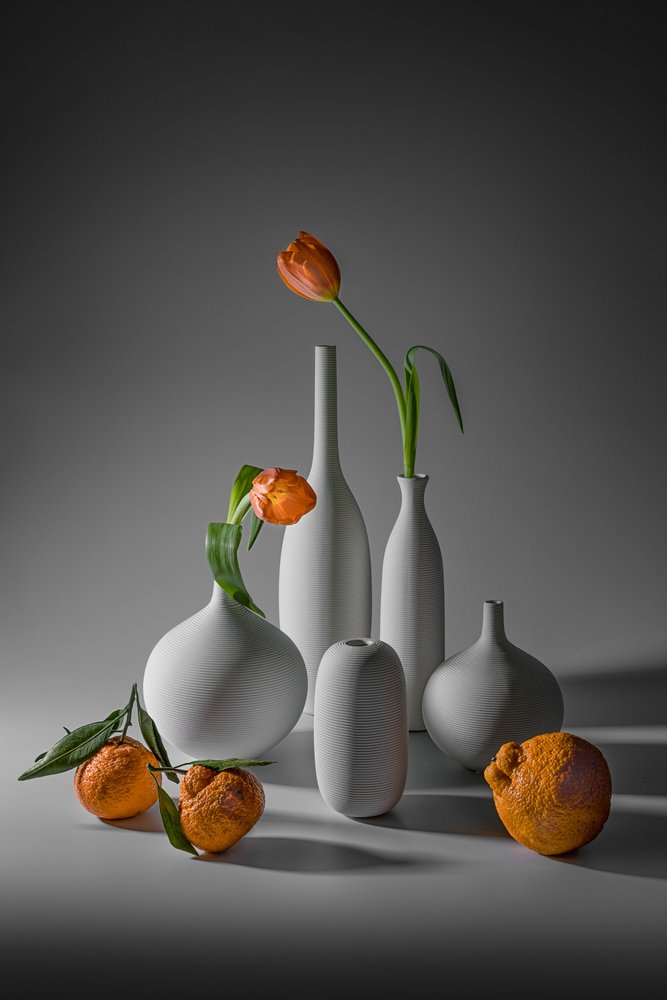 Tulipas Laranjas e Tangerinas de Lydia Jacobs