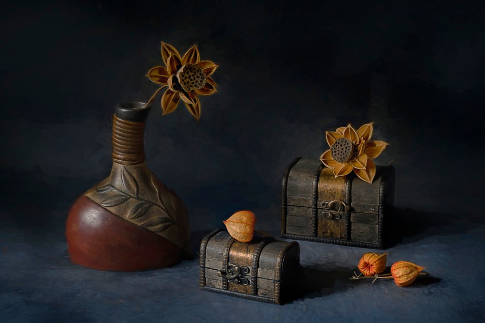 Exposição botânica rústica de Lydia Jacobs