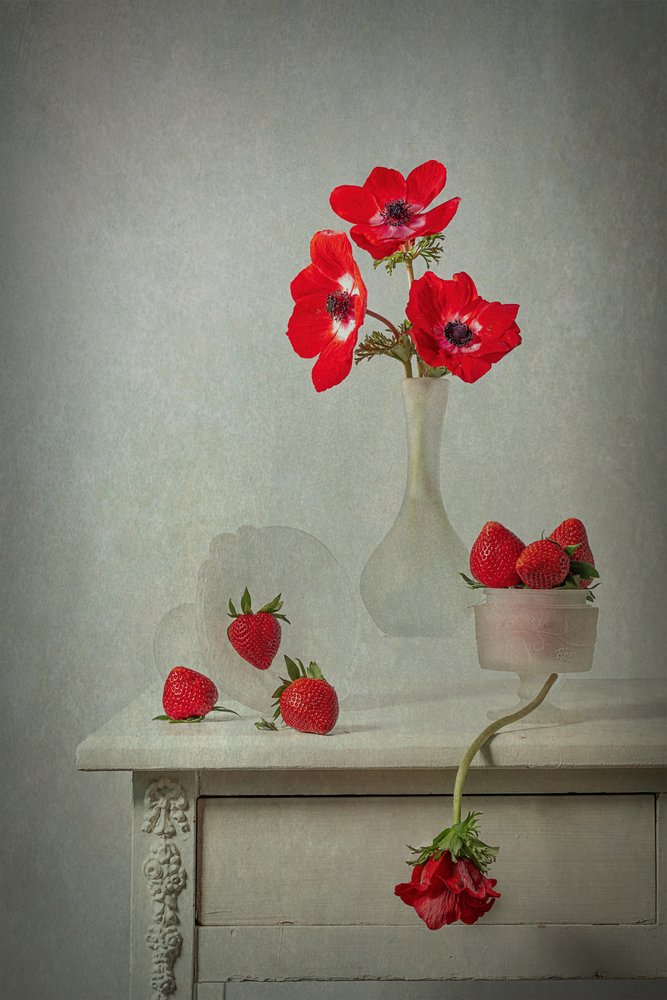 Flores da Primavera e bagas de Lydia Jacobs