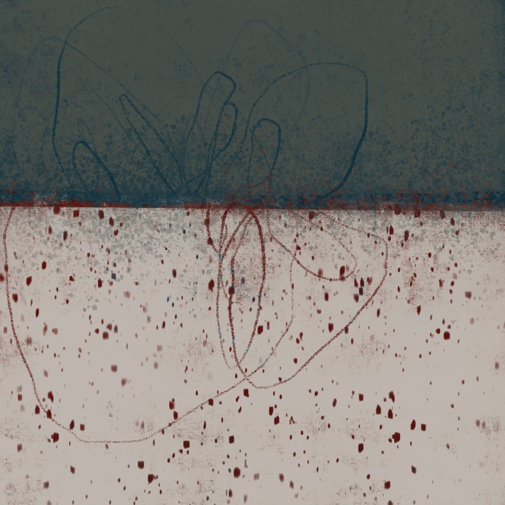 Bloco de cores abstrato com textura de MANSI SAXENA