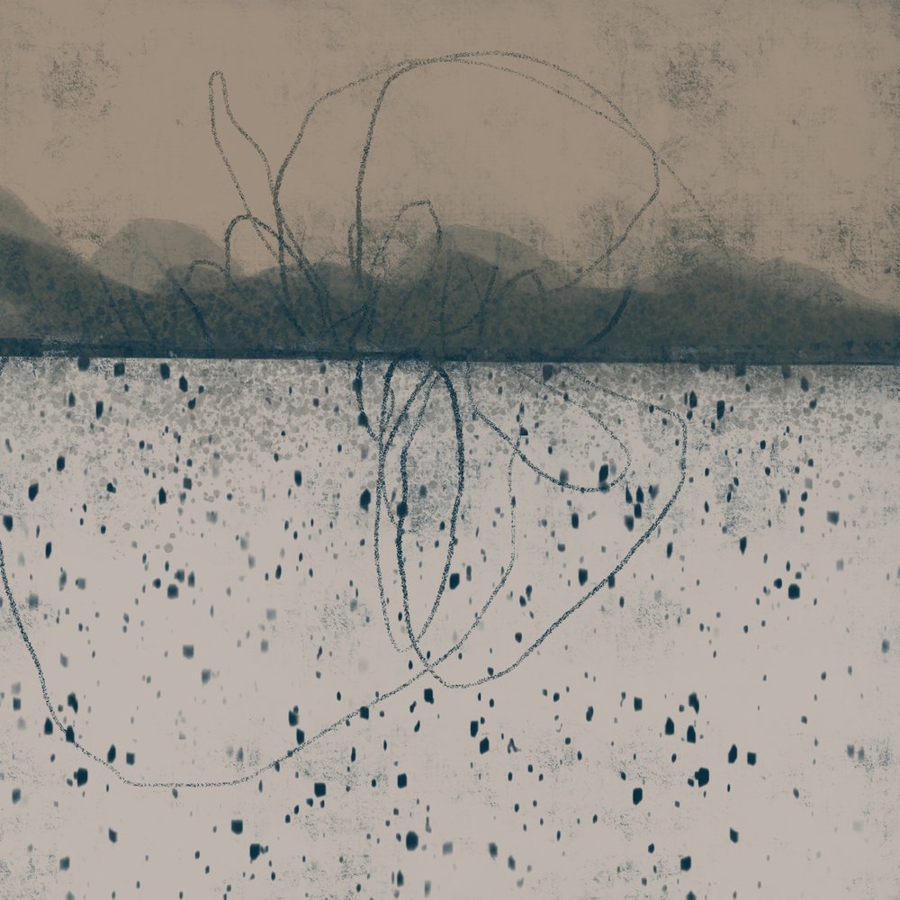Linhas abstratas com textura de MANSI SAXENA