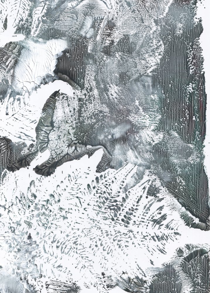 Texturas orgânicas abstratas de Maira Ribena