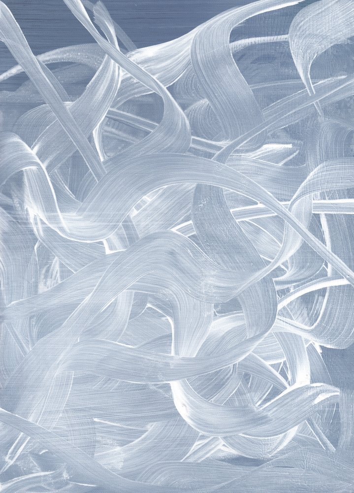 Abstrato Azul Fluido de Maira Ribena