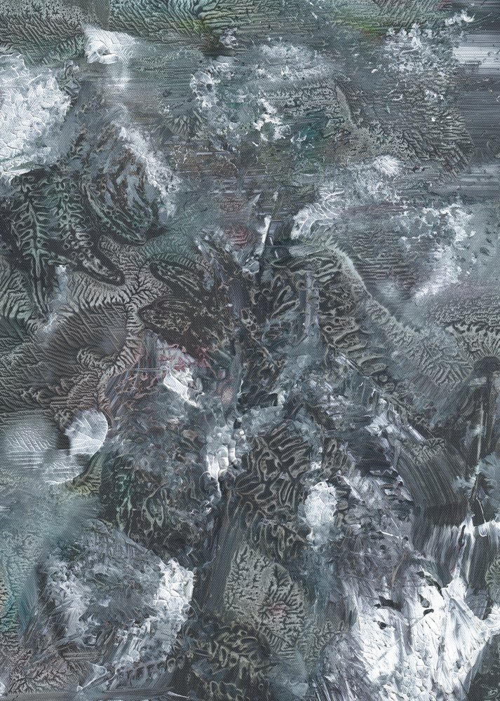 Abstrato com textura melancólica de Maira Ribena