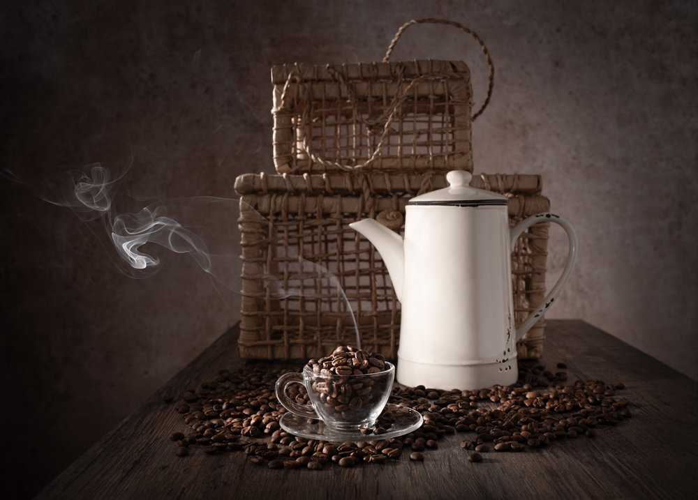 Um momento aconchegante a tomar café de Margareth Perfoncio