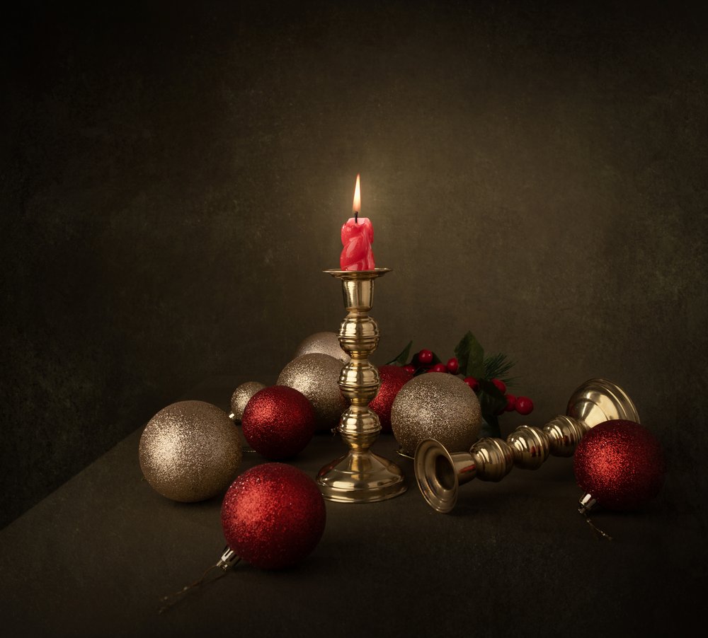 Vela festiva de Natal de Margareth Perfoncio