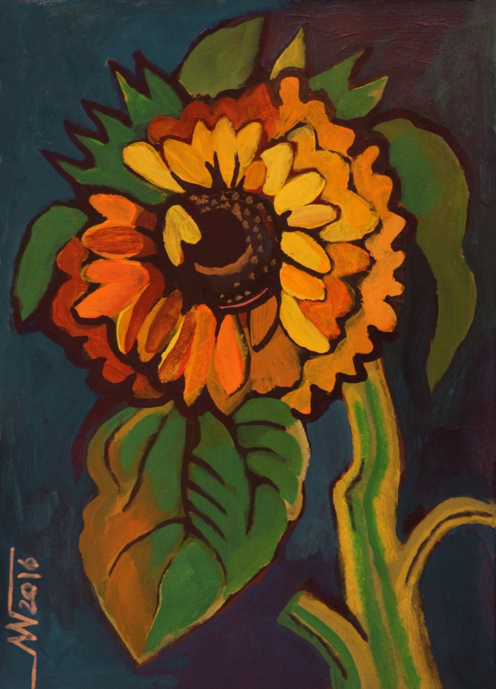 Girassol de Verão Arrojado de Marina Gorkaeva