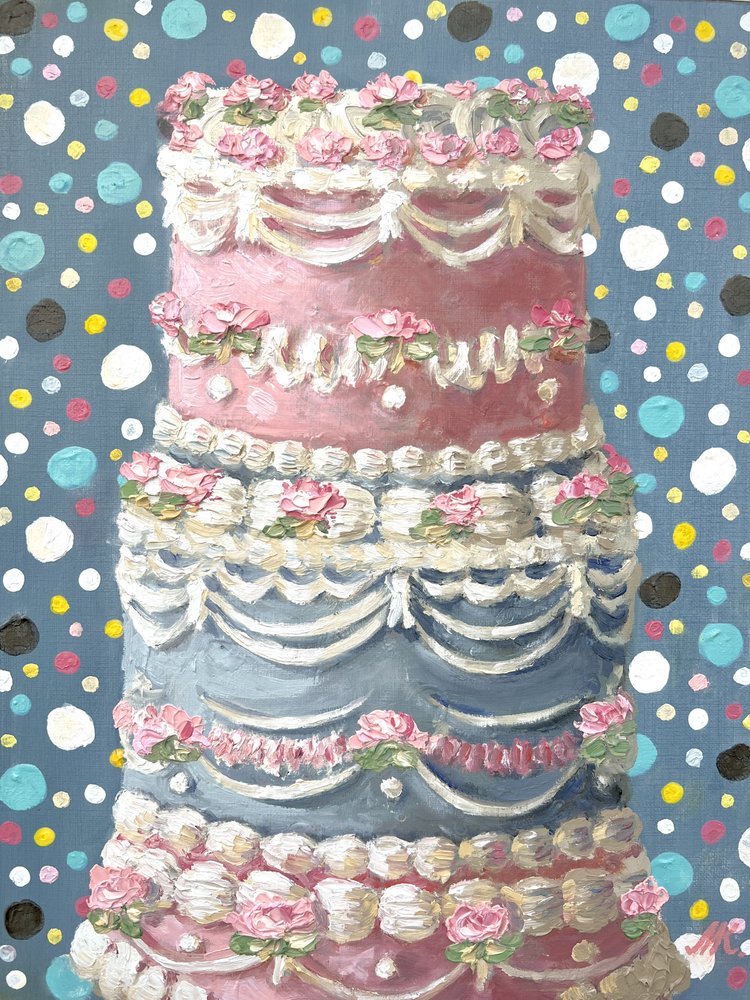 Bolo Rosa Pastel de Marina Kozyr