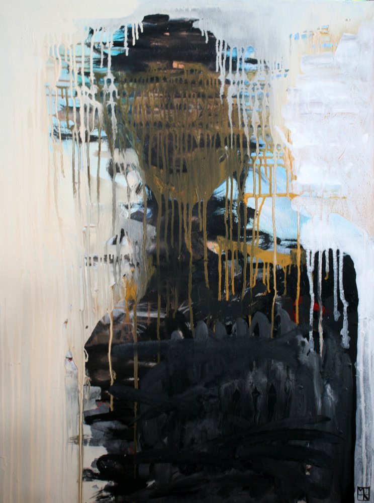 Figura abstrata sombria de Marina Nelson