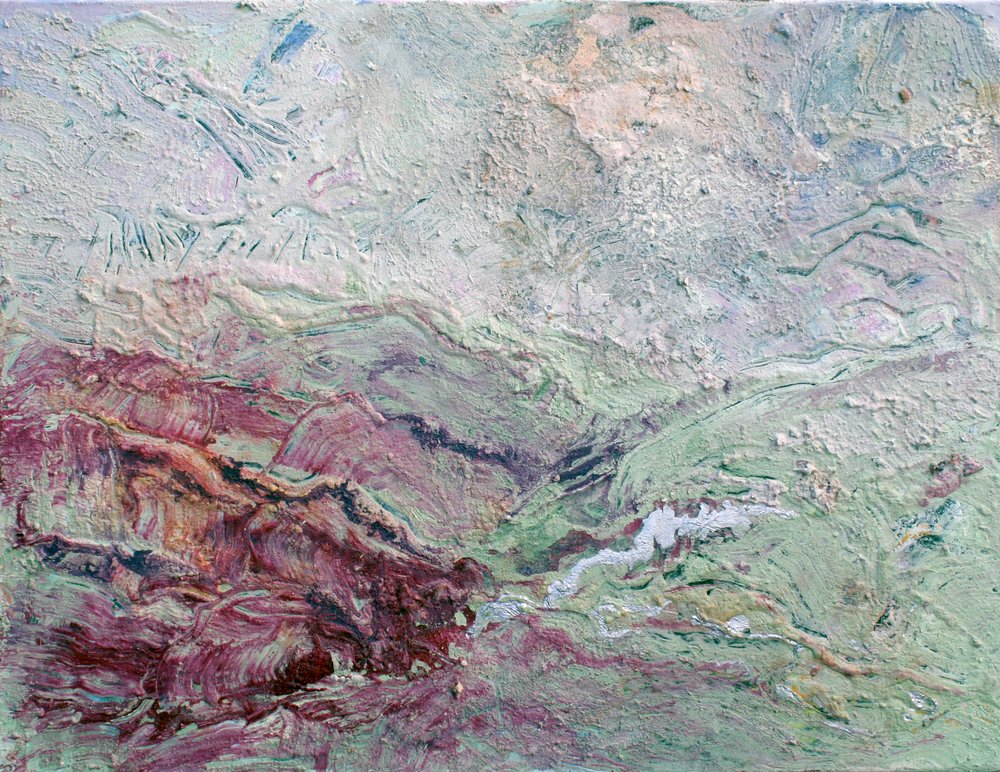 Paisagem com textura terrosa de Marina Nelson