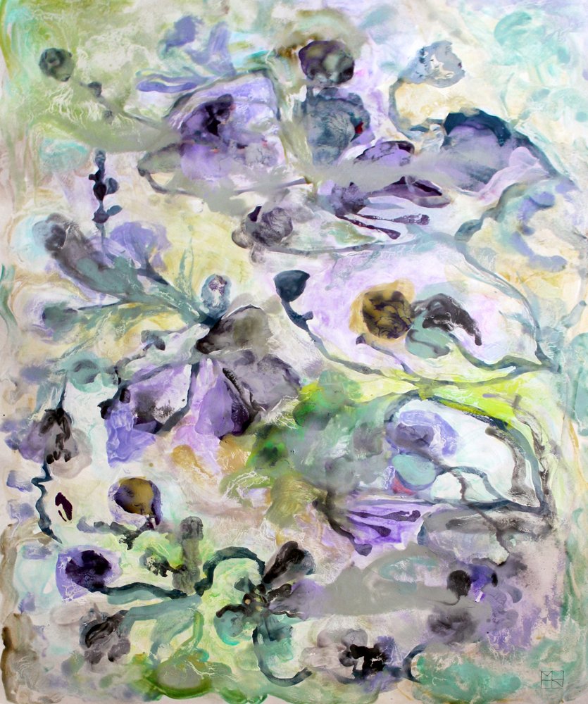 Abstrato floral etéreo de Marina Nelson