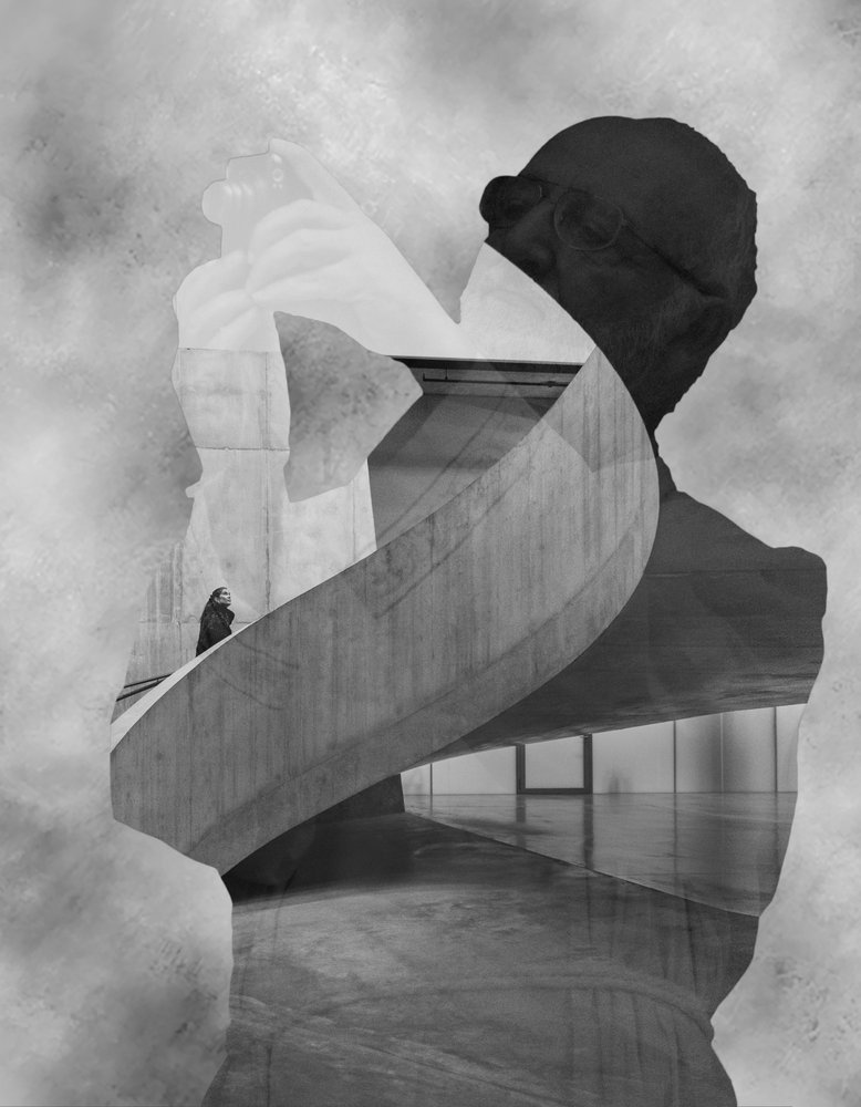 Olhar sobre uma espiral de betão de Martin Agius