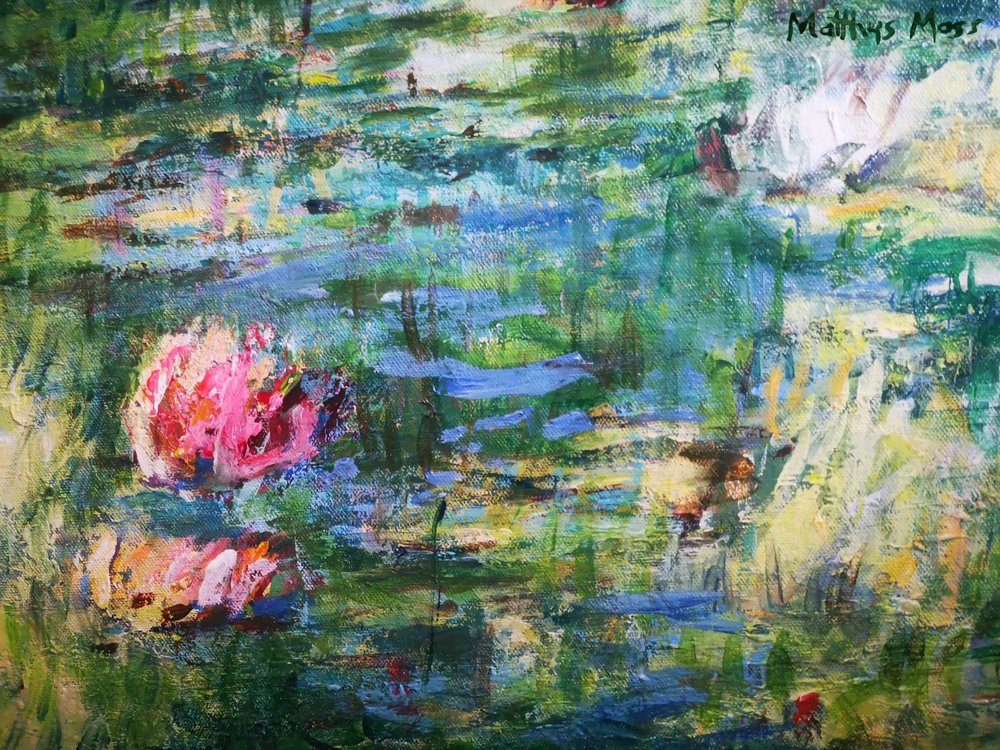 Nenúfares vibrantes de Matthys Moss