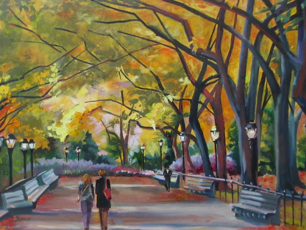 Caminho colorido de outono de Maxine Shore