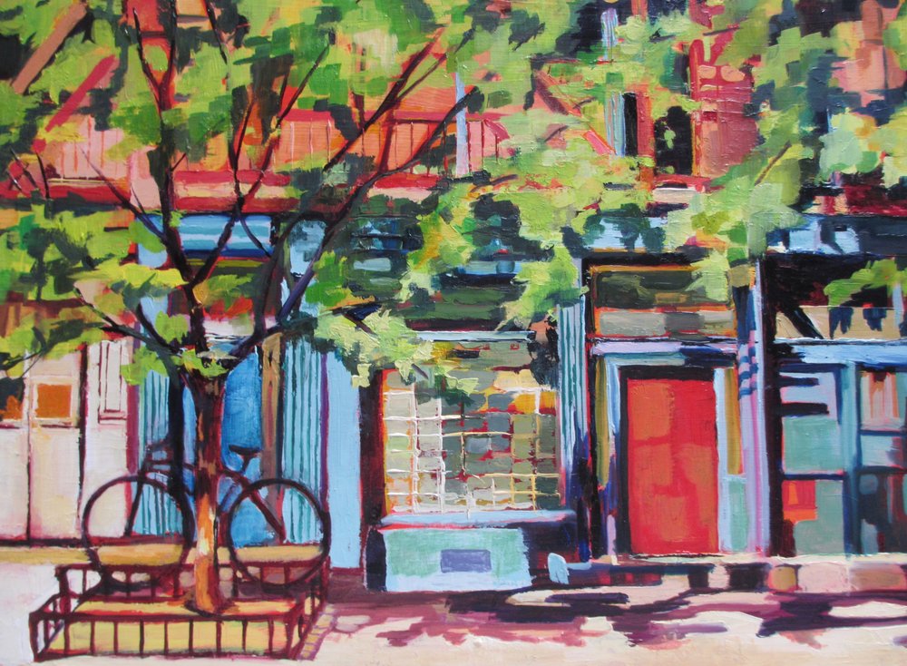 Rua colorida da cidade de Maxine Shore