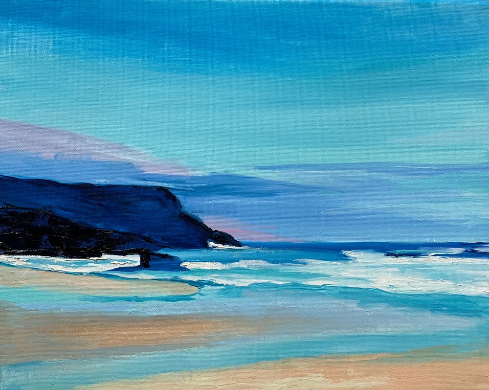 Noite tranquila à beira-mar de Maxine Shore